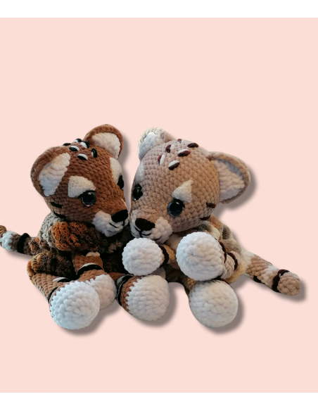 Handmade sleep buddy toy tiger